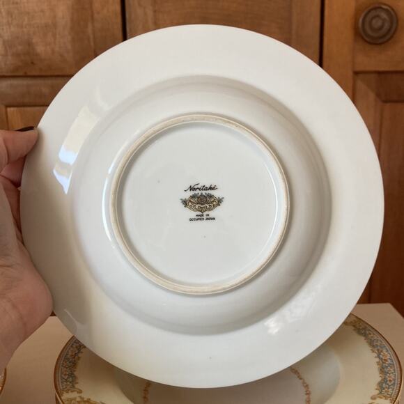 Vintage Noritake Pattern RO2 Soup Bowls, Set of 4 - Picture 4 of 12